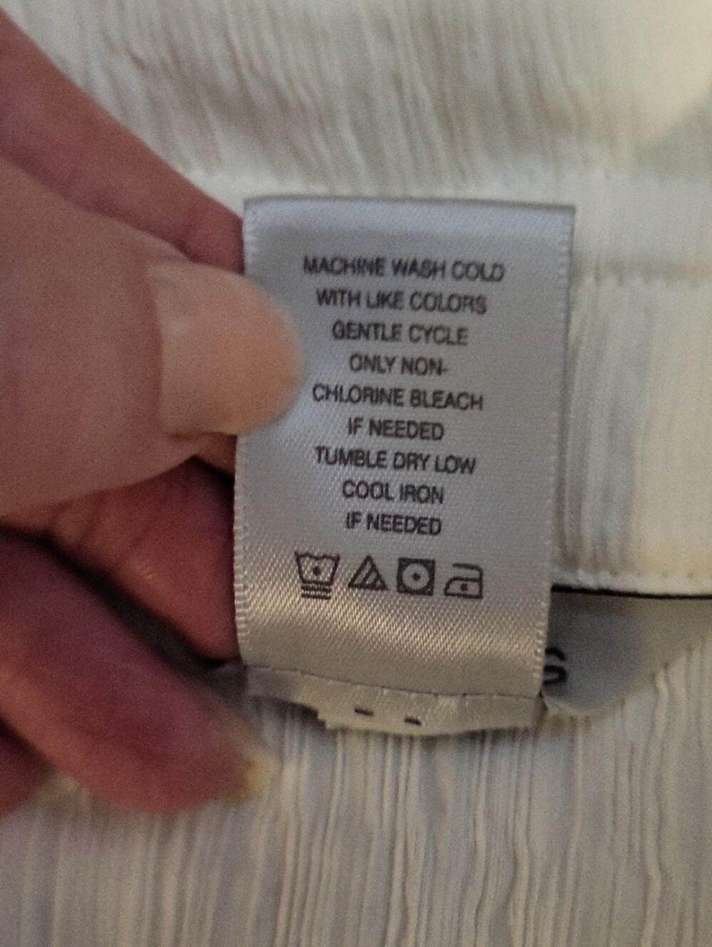 Multiples Cream Button-Down Textured Collared Top - Picture 6 of 7